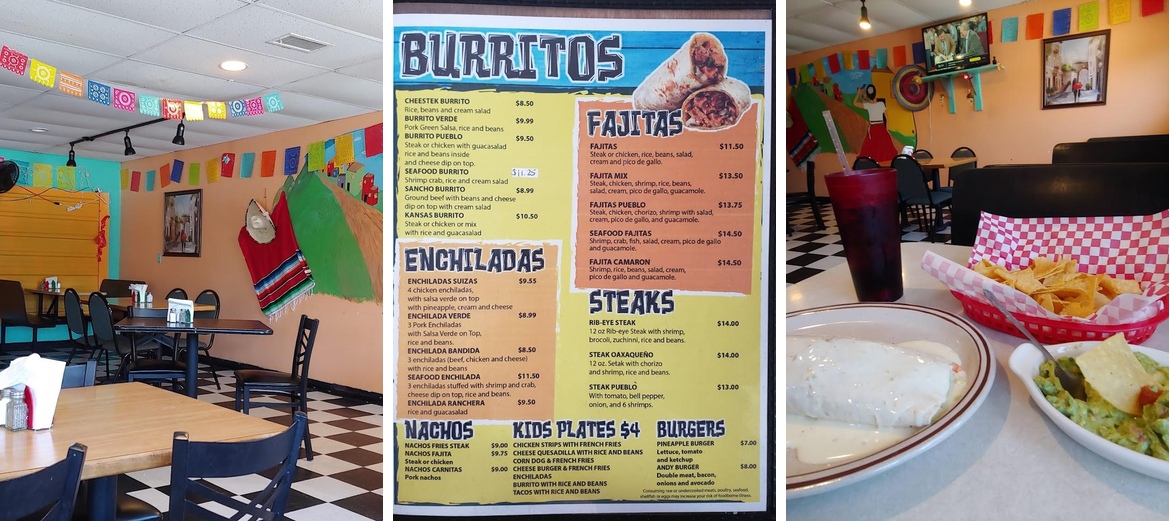 El Pueblo Mexican Restaurant Menu